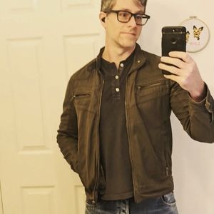 Zegna Denim Jacket - M - camp green